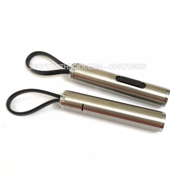 Đèn Pin Led 2 Bóng Ánh Sáng Tím Soi Tiền Tem, Vé Số